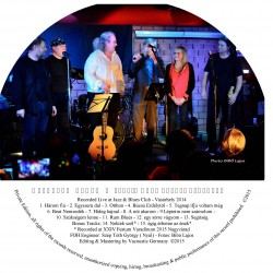 Metropol, Józsa Erika, Boros Zoltán 2015  CD  címke